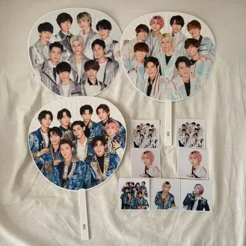 Snow Man 카우콘 부채 3세트 정방형 사진 8매