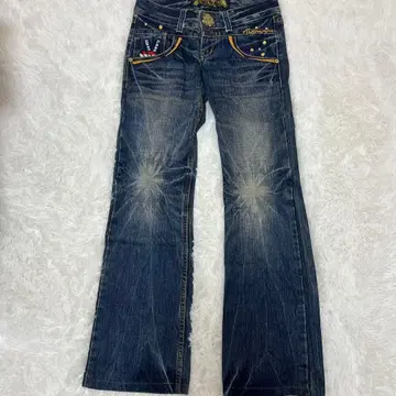 RED PEPPER 데님 부츠컷 로우라이즈