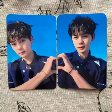 ZB1 규빈 SWEAT 한국 사전 녹화 사녹 트레이딩 카드 2장