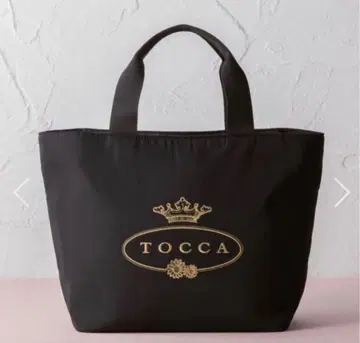 [ 미개봉 새상품 ] TOCCA 로고 나일론 토트백 블랙