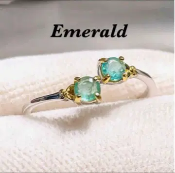 DEC16-AA 에메랄드 프리 사이즈 반지 silver925제