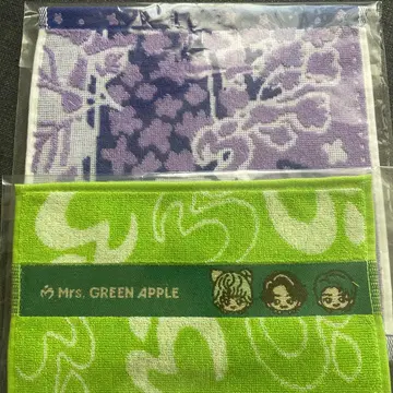 2점 새상품 미세스 미세스 그린애플 타월 제일복권 로손