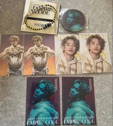 MA55IVE 우라카와 쇼헤이 캔뱃지 비즈 팔찌 사진 카세트 익명 배송