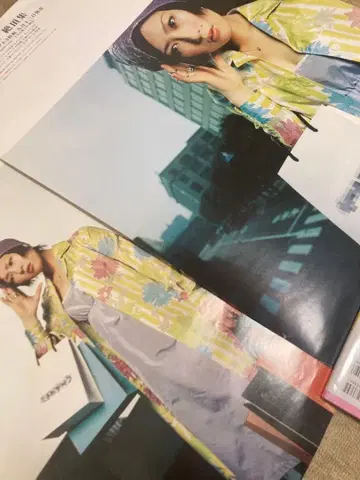 귀중 시이나 링고 절정집 B2 포스터 2점 일괄