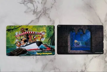 디즈니랜드 전화 카드 미사용품 500 x 2장 세트