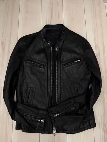 HARE 라이더 자켓 가죽 자켓 싱글 라이더 천연 가죽 M 사이즈