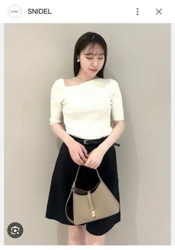 Sustainable 아지메 리브 니트 풀오버