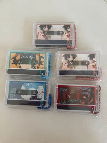 Eve UnderBlue Eve 복권 뮤직 키링 세트