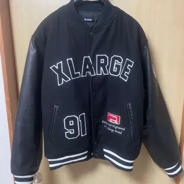 XLARGE 바시티 자켓 L 사이즈 블랙 91