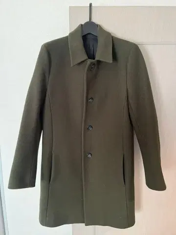 KURO 스텐카라 코트 카키색