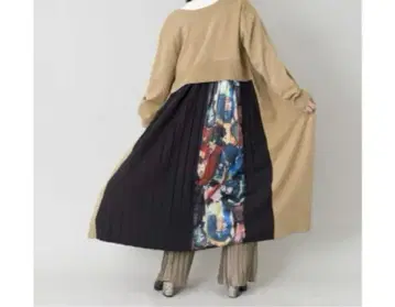 오즈모시스 2WAY 백 플리츠 니트 가디건 오샤레 1341v