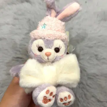 스텔라 루 봉제 인형 키체인 리본 홍콩 디즈니