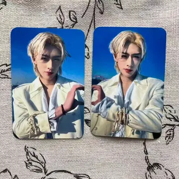 ZB1 리키 SWEAT 한국 사전 녹화 사녹 트레이딩 카드 2장