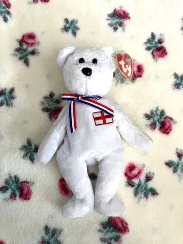 비니 베이비즈 ty 잉글랜드 한정판 베어 곰