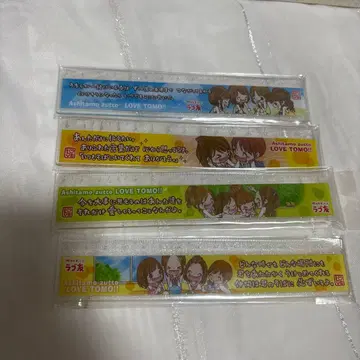 헤이세이 레트로 러브 프렌드 눈금자 4개 세트