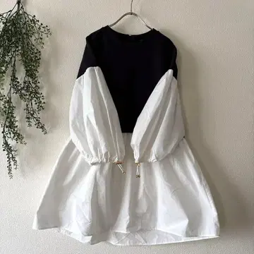 BARNYARDSTORM 밀라노 리브 도킹 풀오버 성숙/러블리