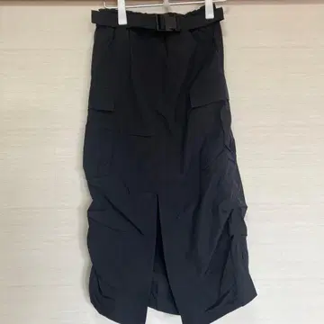 레이빔즈 사이드 개더 카고 스커트