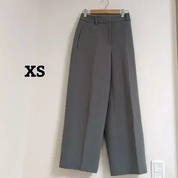 작은 체구 PLST 웜 리저브 와이드 팬츠 그레이 XS