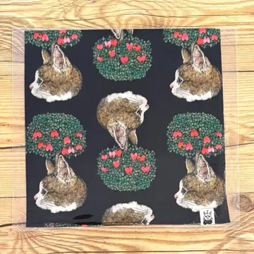 히구치 유코 보리스 잡화점 손수건 Tree of love 보리스