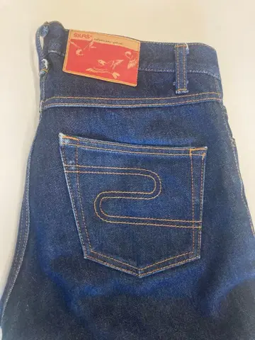 SILAS 다크 블루 데님 팬츠 청바지