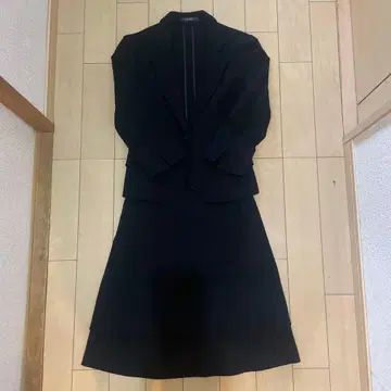 ROPE 로페 블랙 스커트 수트 자켓 포함