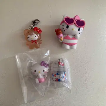 키티 라떼 곰 메지루시 액세서리 모두 함께 수영장 허그 코트 묶음 판매