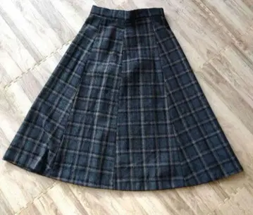 NOMBRE IMPAIR 체크 무늬 플레어 스커트