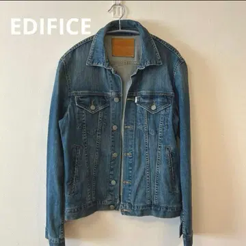 [ 상태 좋음 ] EDIFICE 데님 자켓 블루 M