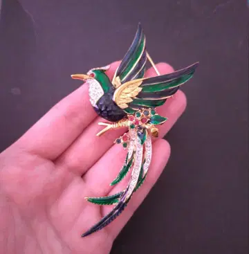 빈티지 돌란 브로치