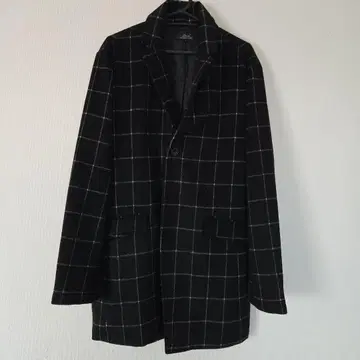 세미롱 자켓 체크