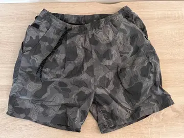 nerudesignworks TOPO 카모 그레이 하프 팬츠