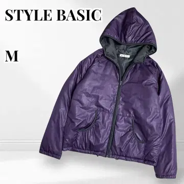 새상품급 STYLEBASIC 후드 부착 충전솜 코트 자켓 집업 방한