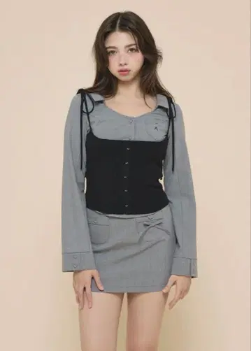 택 포함 새상품 앤마리 셋업