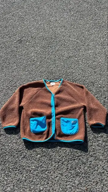 HUF 플리스 자켓 브라운 파랑