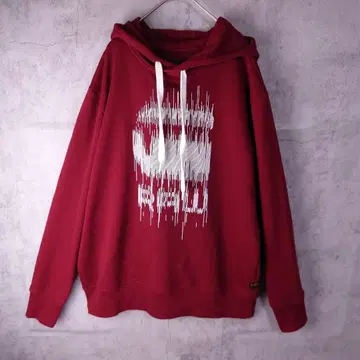 새상품급 G-STAR LAW Graphic 8 Sweater 후드티 레드