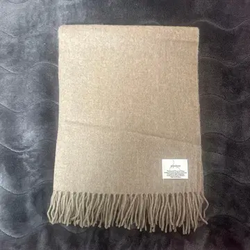 p.palette 베이지 머플러 울 혼방