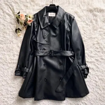 택 포함 THETOE 브루클린 쇼트 트렌치 코트