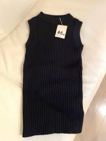 45R 45rpm 니트 베스트 네이비 사이즈 2