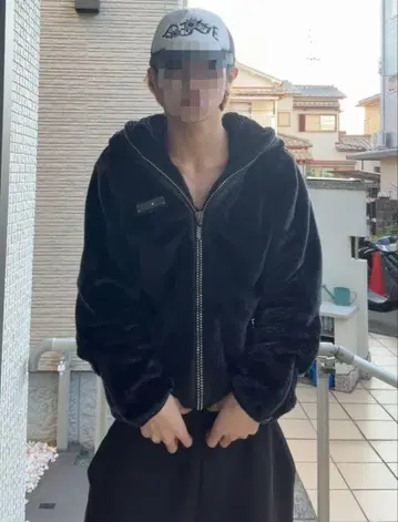 archive 모후모후 자켓 00s black