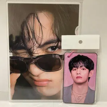 BTS V 클리어 파일 1장 패스 케이스 1점