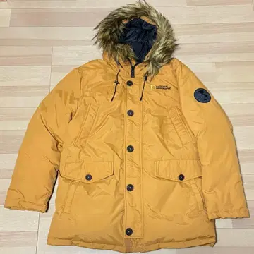 새상품급 NATIONAL GEOGRAPHIC 다운 코트 LL 퍼