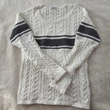 마츄어 케이블 니트 스웨터 골프웨어