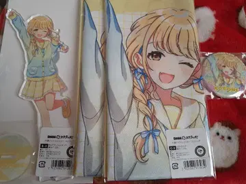 학마스 DMM 스크래치 아크릴 스탠드 천 포스터 캔뱃지 후지타 코토네