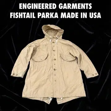엔지니어드 가먼츠 모즈 코트 베이지 S 피쉬테일 USA제