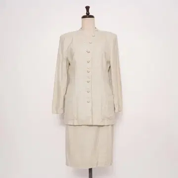 준 아시다 셋업 스커트 수트 페일 그린 사이즈 9*LD820