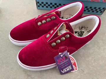 VANS 죠죠의 기묘한 모험 콜라보 스니커즈 빨간색