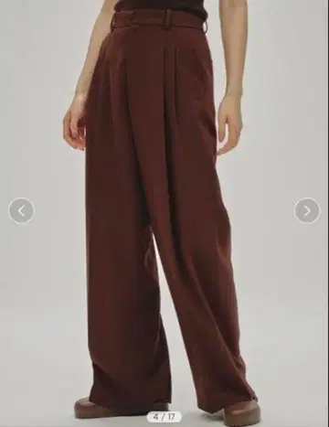todayful Tuck Wide Trousers cho