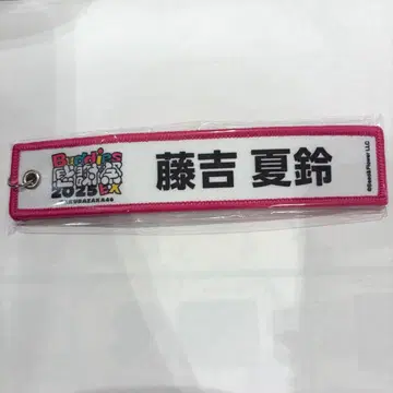 사쿠라자카46 후지토시 카린 네임택 키링 Buddies 감사제