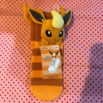 포켓몬 센터 한정판 부스터 봉제 인형 포함 양말 23~25 cm