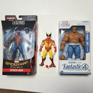 마블 레전즈 스파이더맨, 더 씽, 울버린 피규어 세트